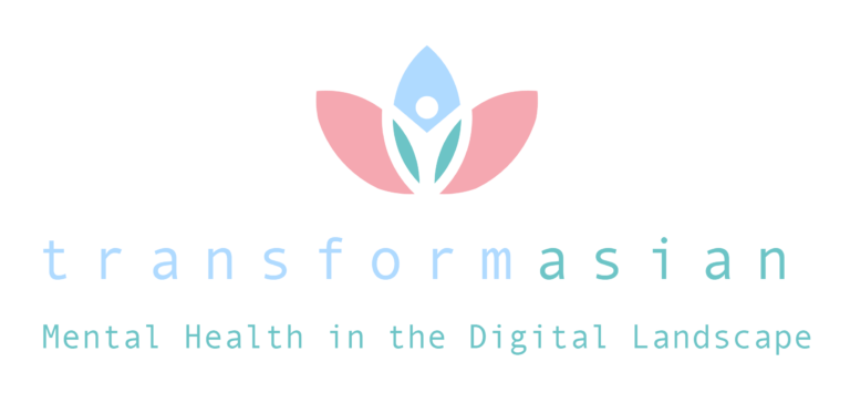 Logo for TransformAsian 23, which reads: TransformAsian, Mental Health in the Digital Landscape