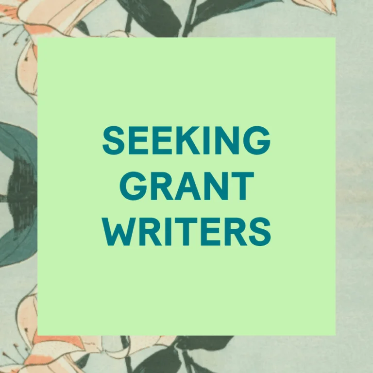 SEEKING GRANT WRITERS