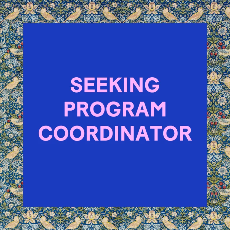 Seeking Program Coordinator